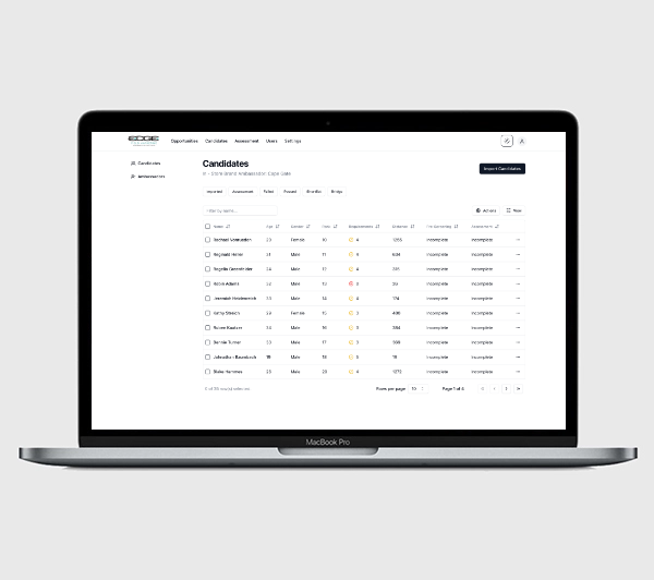 Edge Candidate Tracker